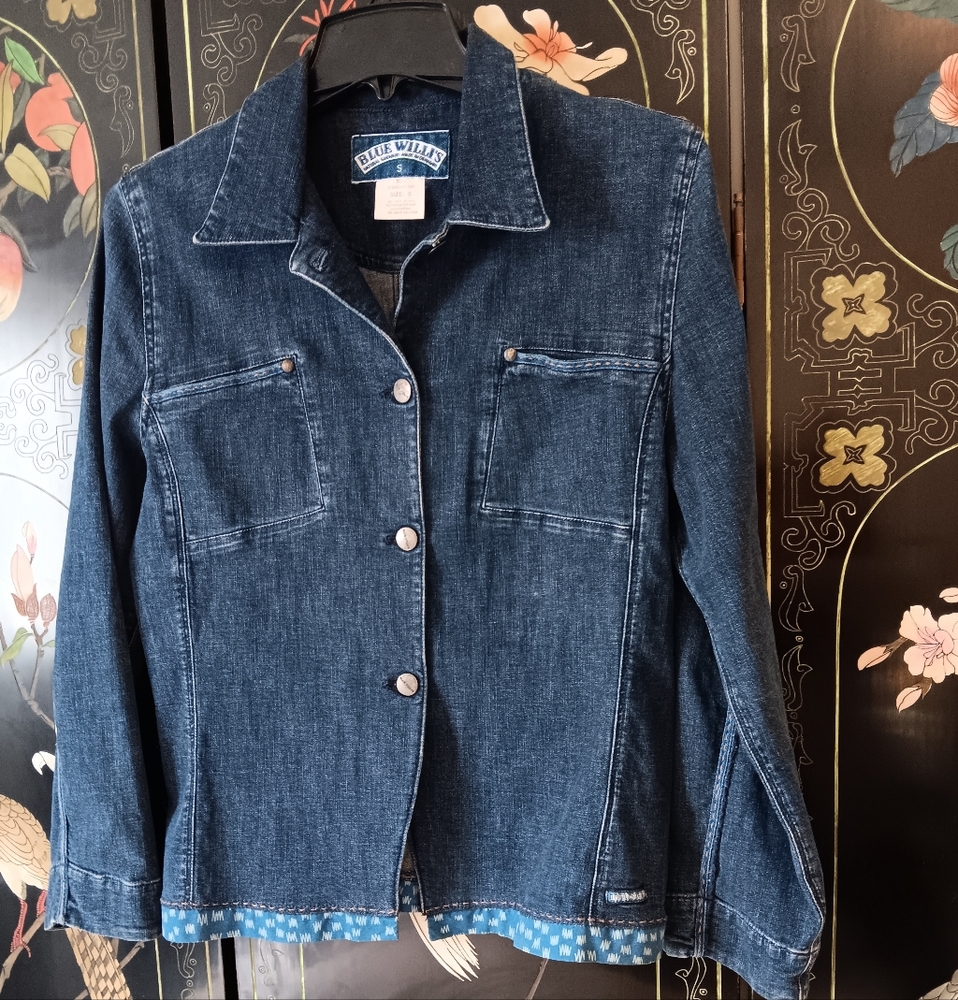 Blue Willi's Classic Blue Jean Jacket Vintage